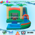 summer hot sale inflatable bouncer slide,cheap jump castle with wet&dry sllde for sale